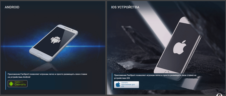Приложения для смартфонов от Фан Спорт