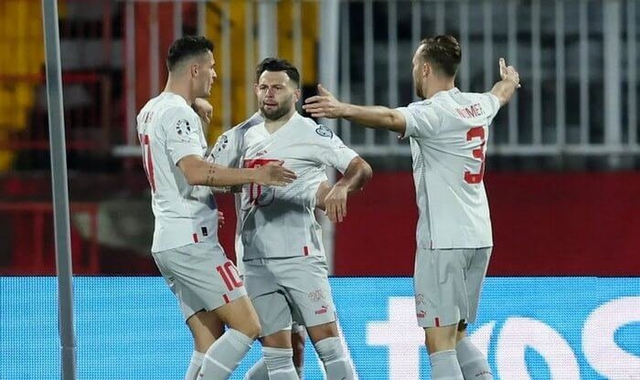 Беларусь проиграла Швейцарии в матче квалификации к Евро-2024