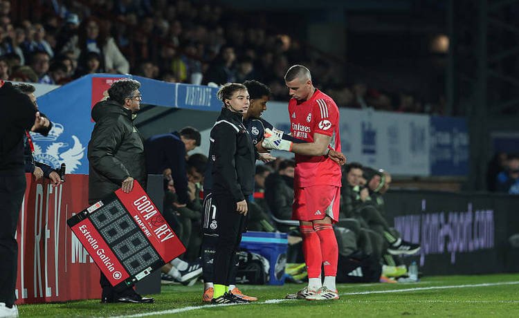 Лунин оценил игру Реала в выездном матче Кубка Испании