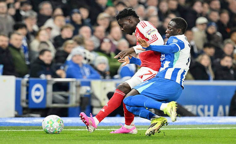 Арсенал минимально одолел Брайтон