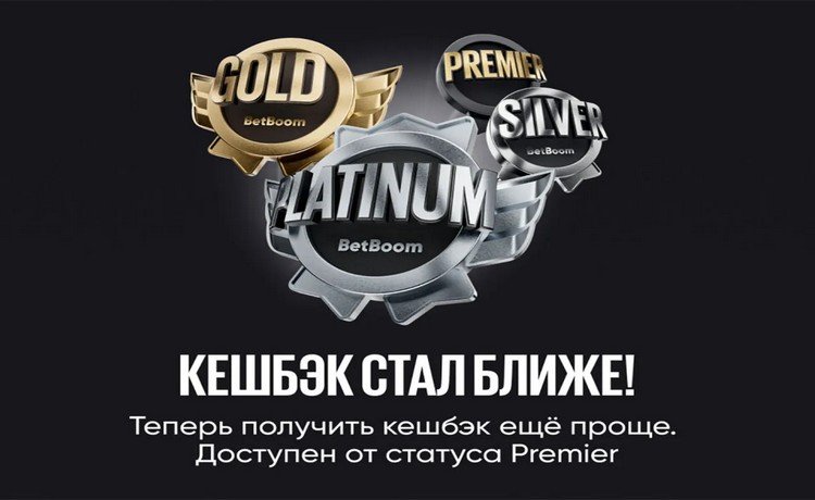 Кэшбек BetBoom до 20% за ставки