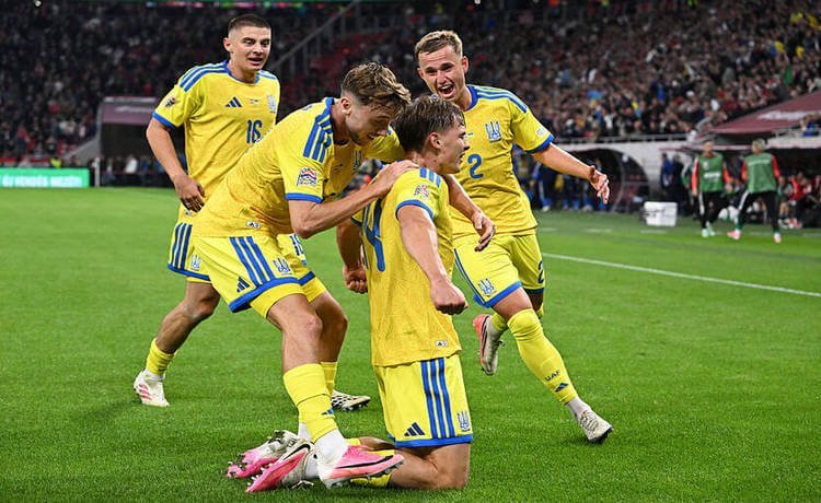 Украина минимально одолела Венгрию в первом туре Лиги наций
